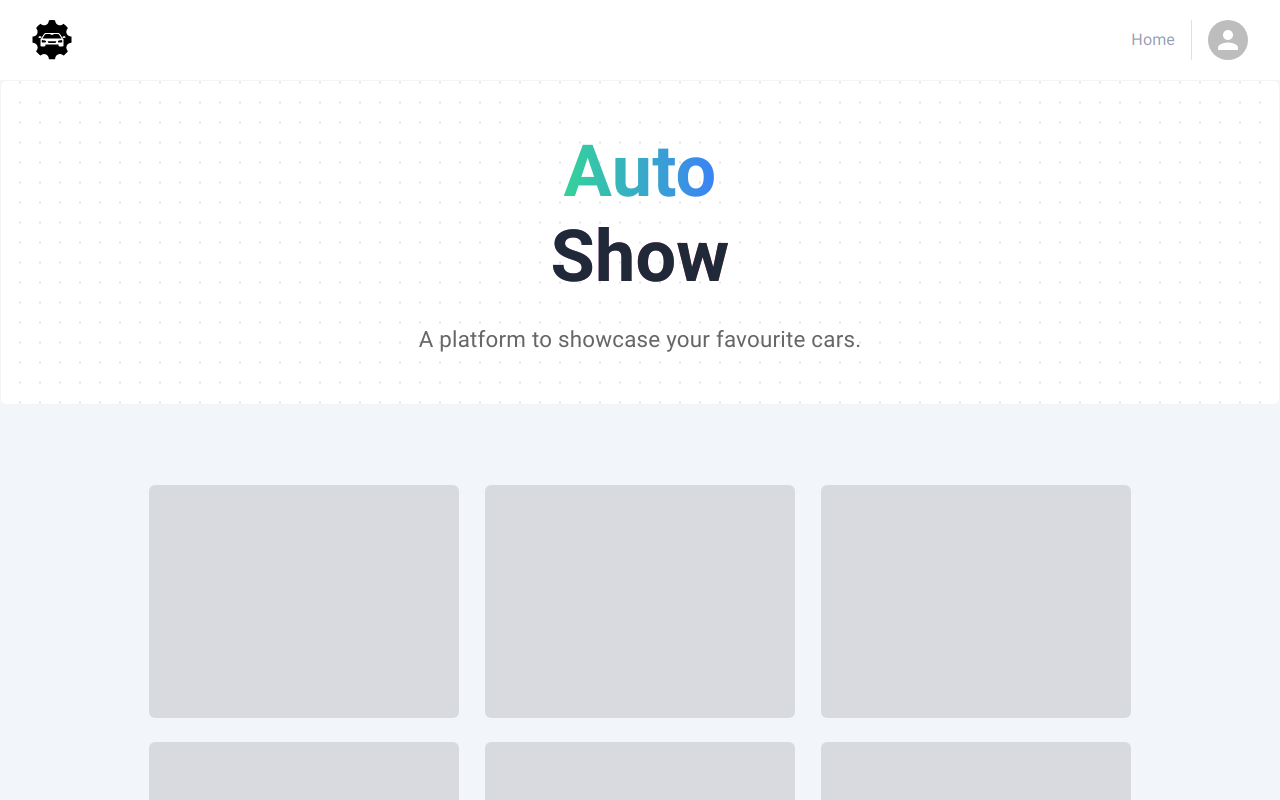 auto show web app